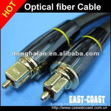 High end Metal shell Toslink male to male optical fiber cable